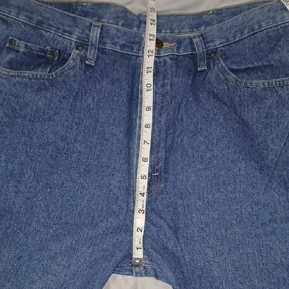 Wrangler Men's 38X38 Regular Fit Blue Jeans - Picture 7 of 13